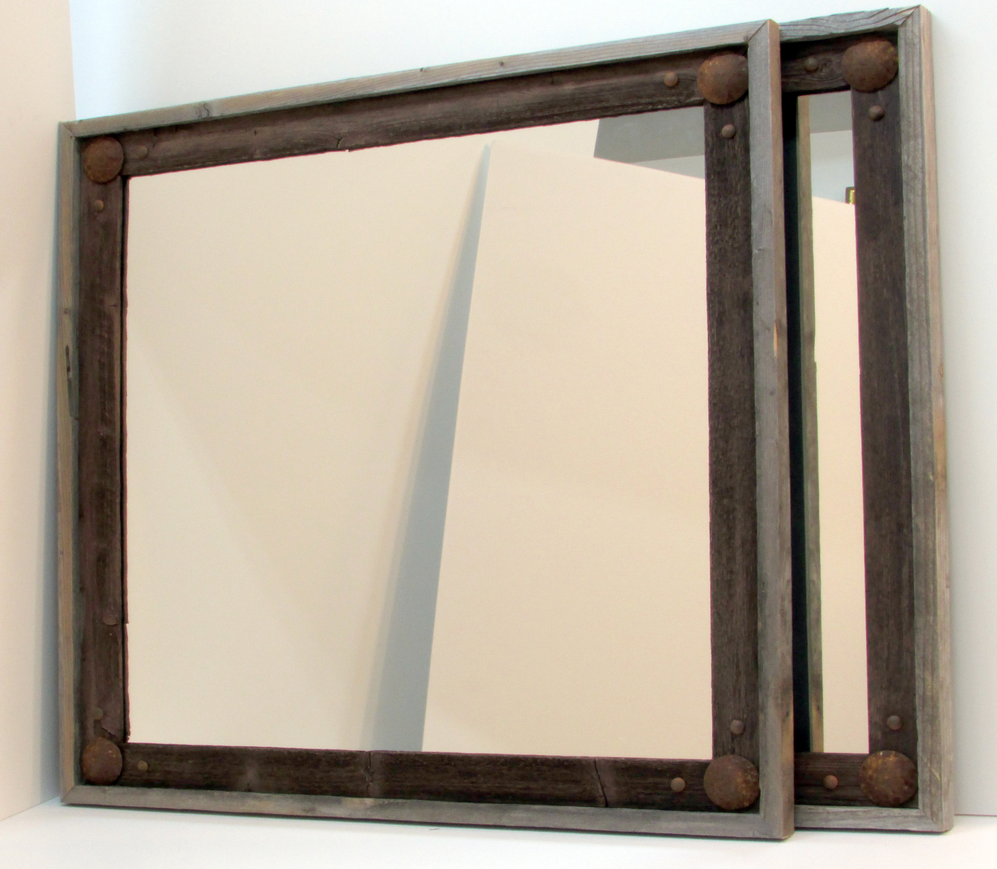 Rustic reclaimed wood mirror frames - The Frame and I Prescott Arizona