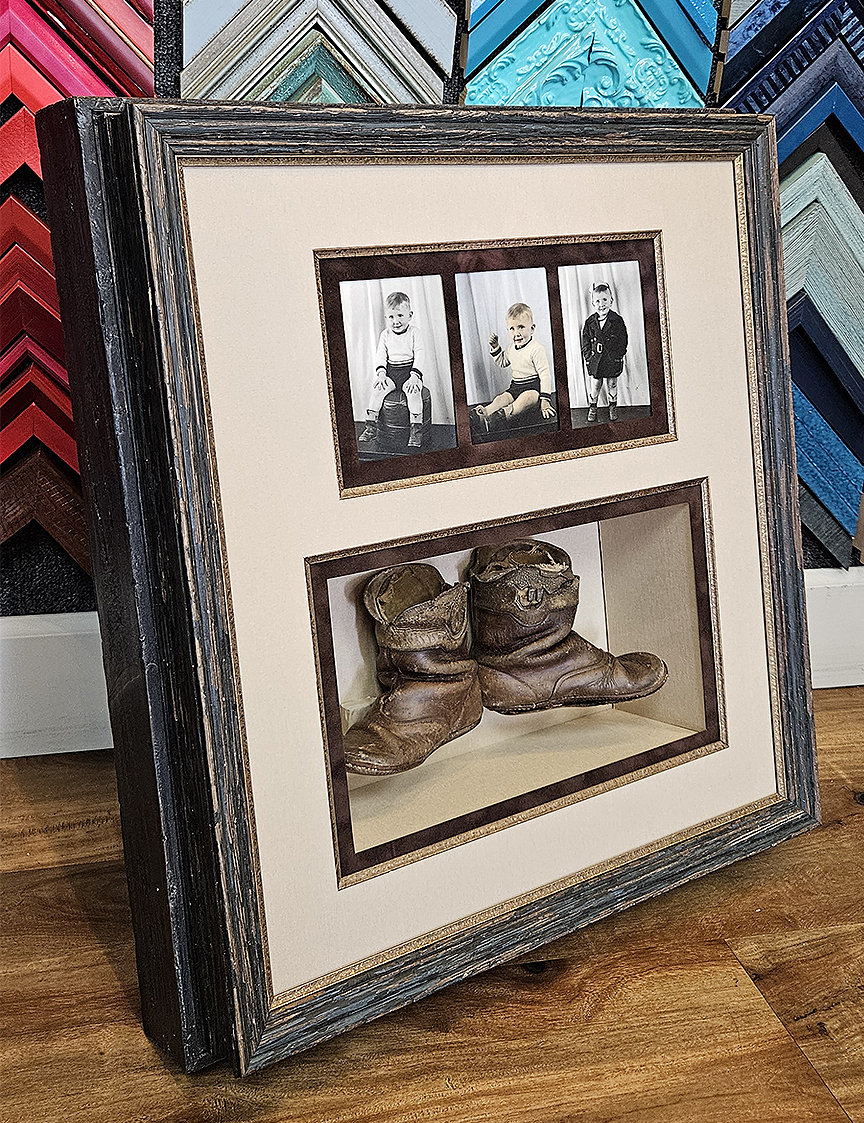 shadowbox framing The Frame & I Prescott, AZ