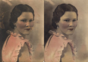 Look at the amazing results when you have photo restoration done at the Frame & I in Prescott