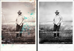 photo restoration at the frame & I prescott