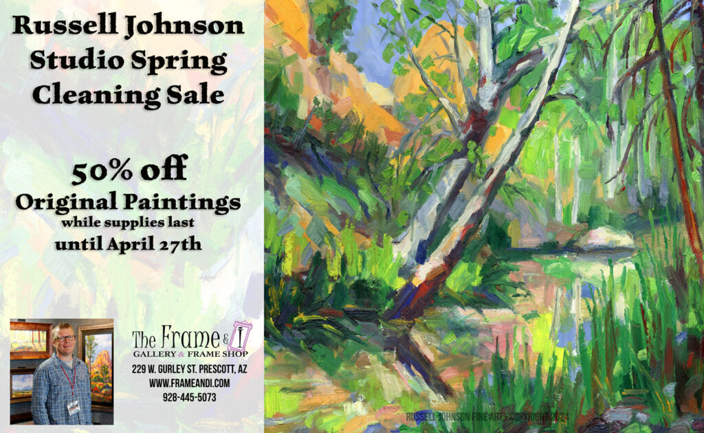 Russell Johnson Studio Spring Cleaning Sale